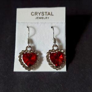 Red Heart Earrings